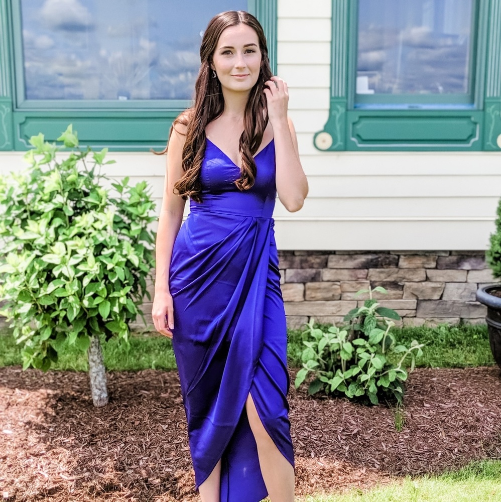 Deep Purple Long Formal Dress